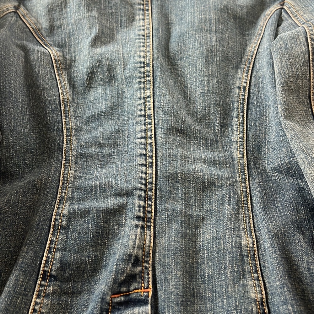 Rarely worn (maybe 2x) Vintage Size Med. Levi’s Blue Denim Blazer. - Picture 10 of 10